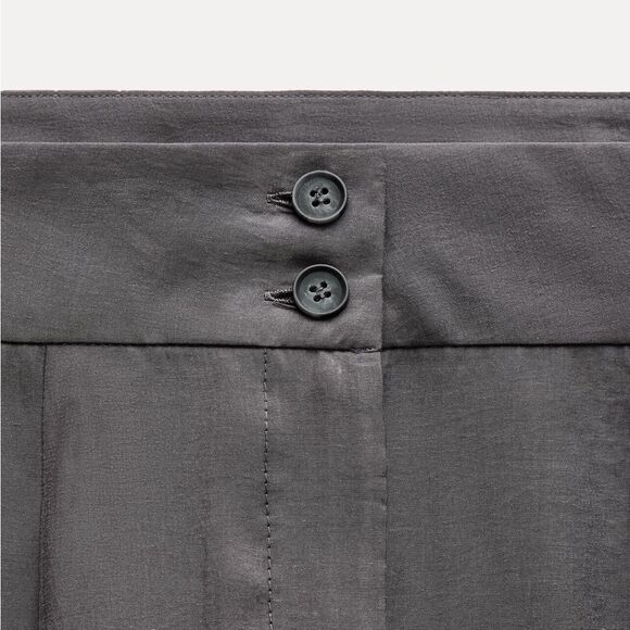 ZARA ZW COLLECTION FLOWY LOOSE FIT PLEATED PANTS
GRAY - Picture 7 of 11